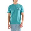 Wrangler - T Shirt Uomo - vestibilità Regular - Small Americana Tee - Bianco Vissuto