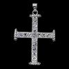 Egemdiamond 925 Pendente Argento Sterling Rotondo Tanzanite Croce Gemma No USA Import Tasse