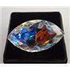 Gemma Naturale Mystic Topaz Multicolore 60 Ct+ Taglio Marquise AGL