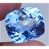 Gemscopious 32.75 CT Naturale Acquamarina Santa Maria Certificato Fantastico 18 MM Loose