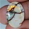 Handmade 02.60 Cts Opale Monarch Sfaccettato Cabochon Ovale Sciolto 14x21x2 mm