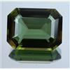Gemsmyriad Naturale Hiddenite 30.65 KT Verde Estremamente Raro Agrati Certificato Splendido