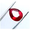 Chirag Gems 7.85 CT Naturale Sangue Rosso Rubino Birmano Pera Taglio Certificato Loose Gemme