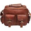 Fatto a mano All Men's RealVintage Borsa A Tracolla In Pelle Per Laptop Da Lavoro, Marrone