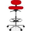 hjh OFFICE WORK MF sedia da banco senza braccioli, tessuto