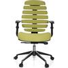 HJH Office Sedia da ufficio, girevole, ERGO LINE II Verde