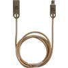 PETER JÄCKEL Cavo dati USB METALLO HIGH END Micro-USB Oro con funzione di sincronizzazione e carica
