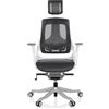 HJH Office Sedia da ufficio, girevole, grigio SPEKTRE