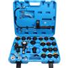 CCLIFE 28 pezzi Tester di pressione del sistema di raffreddamento Tester di pressione Dispositivo di riempimento dell'acqua di raffreddamento Dispositivo di sfiato del radiatore Tester del sistema di raffreddamento Rilevatore di perdite del serbatoio …