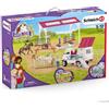 SCHLEICH Speciale set di grandi dimensioni con veterinario mobile e maneggio