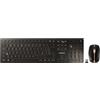 CHERRY DW 9000 SLIM, set tastiera e mouse wireless, layout ceco/slovacco (QWERTZ/QWERTY), Bluetooth e wireless a 2,4 GHz, ricaricabile,