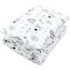 TupTam Set di piumoni per bambini TupTam con motivi decorativi: piumone per tutte le stagioni, copriletto, cuscino e federa, 2 pezzi; colore: orsi / volpi / menta; dimensioni: 135x100 cm