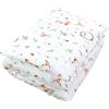 TupTam Set copripiumini fantasia per bambini Copripiumino per tutte le stagioni Copripiumino Cuscino Cuscino piatto 2 pezzi, Colore: Radura / Caprioli, Dimensioni: 135x100 cm