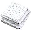 TupTam Set di piumoni per bambini TupTam con motivi decorativi: piumino per tutte le stagioni, copriletto, cuscino e federa, 2 pezzi; colore: Galassia grigia; dimensioni: 135x100 cm