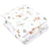TupTam Set di piumoni per bambini TupTam con motivi, composto da piumone per tutte le stagioni, copriletto e cuscino piatto (2 pezzi), colore: animali del bosco (marrone, beige, volpe, capriolo, riccio, scoiattolo), dimensioni: 135x100 cm