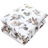 TupTam set piumone fantasia per bambini per tutte le stagioni cuscino piumone cuscino piatto 2 pezzi, colore: leone/foglie/ beige, dimensioni: 135x100 cm