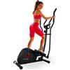 Mobiclinic, cross trainer, 8 livelli di resistenza, display LCD, fino a 100 kg, modello Atlas, impugnatura imbottita, pedali antiscivolo, ruota di resistenza da 4 kg
