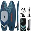 Itimport SUP Board Set 300x85x12cm fino a 180kg famiglia di 3 persone + extra XXXL