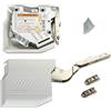 BLUM Raccordo per ribalta Blum AVENTOS HK-S per Tip-On 20K2E01T (LF 960 - 2215) per angolo di apertura della ribalta sollevabile 107° incl. tappi di copertura bianco seta e set di fissaggio frontale SOTECH