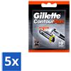 Gillette 5 rasoi usa e getta Gillette Contour Plus - confezione - 5 pezzi