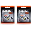 Gillette 2 rasoi usa e getta Gillette Contour Plus - confezione - 2 pezzi