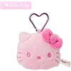 Sanrio Hello Kitty Porta Mascotte A Forma Di Viso Rosa In Pile Di Peluche