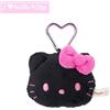 Sanrio Hello Kitty Viso a Forma Di Mascotte Porta Kao i Love Nero Peluche