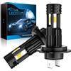 Sycreek H7 LED 36000LM 90W, Lampadina Auto LED H1 6500K, 3 Facce, CANBUS | H7 LED nuova generazione con chip 3 facce, fascio preciso come l'originale, 36000LM, 6500K e CANBUS integrato.