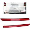 Qxryzp Paraurti posteriore destro sinistro riflettori lente luce, per Vw, per Transporter per Caravelle per Multivan T5 Unità riflettente per paraurti
