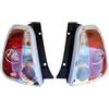 diTosi Fanale Faro Posteriore Fanalino Stop Destro (LATO PASSEGGERO) per 500 dal 07/2007 al 05/2015 con bordo bianco