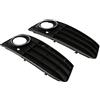 MagiDeal 1 Paio Copertura Paraurti Anteriore Luce Nebbia Griglia Per Audi A4 B8 A4l 2009 2010 2011
