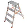 FACAL S.R.L. Scala filo 3 più 3 gradini con pedana h. 84 cm alluminio