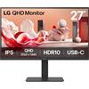 LG 27BA65QB-B.AEU Monitor PC 68,6 cm (27) 2560 x 1440 Pixel Wide Quad HD LED Nero