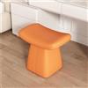 Generic Pouf in pelle, sedia da toeletta imbottita e panca per scarpe, per soggiorno, design moderno, seduta morbida e confortevole per casa, ufficio e appartamenti