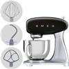 Smeg SMF04BLEU Nero - Impastatrice Planetaria - Vasca in Inox da 4,8 litri