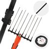 Bahco BCL54TP - Abbacchiatore elettrico 230/380 cm a batteria tipo auto con cavo in dotazione - Asta telescopica + prolunga