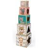 Janod Pirámide de 5 Cubos Sophie la Girafe (Madera)