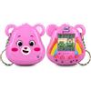 Care Bears Digital Pet - Cheer Bear Nano Pet con caratteristiche di cura, schermo da 1,4 pollici, animali virtuali interattivi portatili per bambini, giocattolo elettronico da collezione, batteria