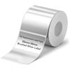 NIIMBOT Etichette a trasferimento termico M2/M3, 50 x 30 mm, 180 nastri/rotolo, per M2/M3, lunga durata, per etichettatura di cosmetici e vitamine, argento spazzolato
