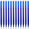 KIRVOS 12 Pezzi Ricariche Cancellabili 0.5 mm, Blu a Inchiostro Termosensibile, Compatibili con Stilografica Pilot FriXion, Scrittura Fluida Fino a 400 Metri, per Appunti in Ufficio o a Scuola