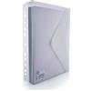 office box Confezione da 10 cartellina su chiusura in v-lock - REF 35761 - con soffietto 3 cm per archiviare in anelli - Vetro Classic con finitura Soft Touch by Office Box (Cristallo)