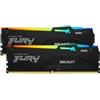 Kingston Ram DIMM DDR5 16GB Kingston Fury 5600Mhz CL36 1.25V Nero [SAKIN501656BR2E]