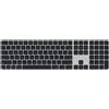 Apple Tastiera Apple Magic Keyboard con Touch ID Membrana Wireless Bluetooth USB-C con Tastierino Numerico Nero [MXK83LB/A]