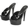 LIUGUISUOCHBH Sandali con Tacco a Spillo Sexy da Donna, 15 cm | per Feste in Spiaggia, Matrimoni, spogliarelliste, Pole Dance ed Eventi in Night Club