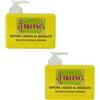Pilogen Carezza - Supersapone Tabiano, Sapone Liquido al Biozolfo, con Biozolfo, Riduce l'Eccesso di Sebo, Liberando i Pori Ostruiti e Aiuta a Prevenire la Comparsa di Brufoli, 250 ml (250 ml x 2)