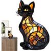 Générique Lampada da tavolo decorativa, lampada da tavolo animale | Lampada da comodino decorativa a LED carina - Vintage Scultura a mano