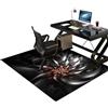 Tkuhknag Gaming Tappeto Sedia - Tappeto salvapavimento - Tappeto Protettivo Sottosedia - Protezione Parquet e Pavimenti Duri - Tappetino per Sedia da Ufficio - Ufficio protettore del pavimento 100 x 120 cm