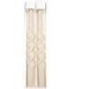 SWEEPING Candele Rosse Lunghe Laccate Tortiglione per candelabro,Natale,Altezza 35 cm, 4 pezzi (Bianco Caldo)
