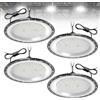 wowspeed 300W Faretti a Soffitto a LED per Interni 4PCS, 30000LM UFO LED High Bay Light 6500K Lampada da Officina Industriale, IP65 Impermeabile Plafoniera per Garage, Officina, Fabbrica, Magazzino