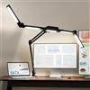 Neatfi Pro Lampada LED da Scrivania 112 cm, 3.000 Lumen, CRI 95 (Nero) | CCT regolabile, dimmerabile, 360 LED, 30 W, con morsetto